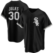 Corey Julks Men's Chicago White Sox Alternate Jersey - Black Replica