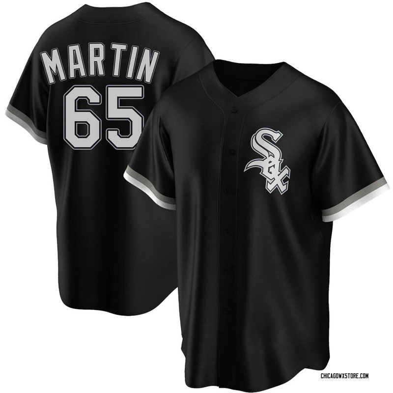 Davis Martin Youth Chicago White Sox Alternate Jersey - Black Replica