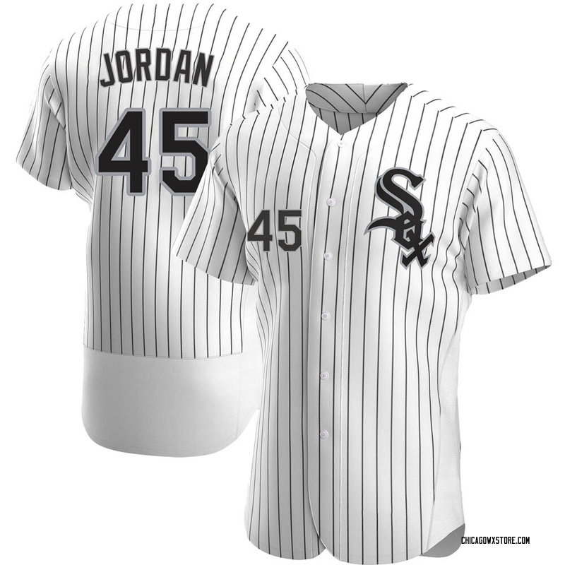 Men's Michael Jordan Chicago White Sox Authentic Grey Flexbase Collection  Jersey by Majestic