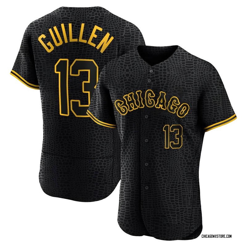 Ozzie Guillen Chicago White Sox Nike Black City Connect Replica