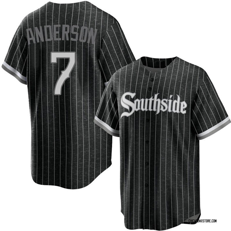 Tim Anderson Youth Chicago White Sox 2021 City Connect Jersey - Black ...